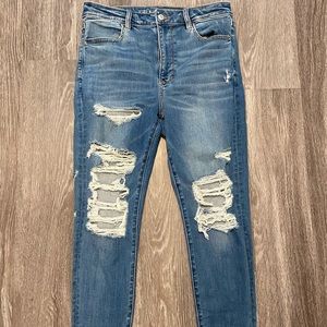 Distressed American Eagle Jeans